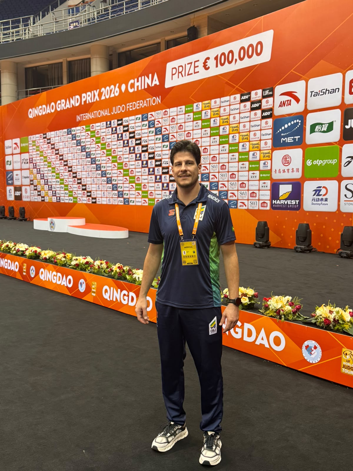 Dr. Rúbio Arruda no Grand Prix de Judô de Qingdao