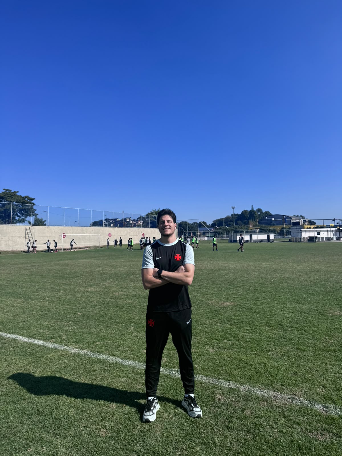 Dr. Rúbio Arruda no CT do Vasco da Gama